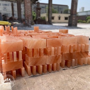 Food Grade Himalayan Salt Cooking Plate 1 X 4 X 8 Inch Natural Salt Block Feng Shui Handmade Portable - Product Image 2