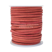 Cordon plat en cuir Reliance, taille et couleur personnalisées, 100 % cuir véritable, accessoires pour la fabrication de bijoux