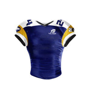 Servicio OEM, Jersey Profesional de Fútbol Americano, Absorbente de Humedad, Transpirable, Manga Corta, Cuello en V, Uniforme Deportivo - Product Image 1