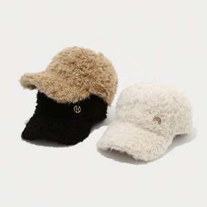 Gorra de Béisbol de 6 Paneles, de Felpa Gruesa, con Cierre Mágico, para Invierno 2025, Nueva Tendencia de Moda, para Actividades al Aire Libre - Product Image 3