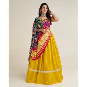 ชุดสตรีออกแบบ Choli Lehenga กับด้ายและลำดับการทำงาน - Product Image 5