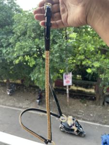 Cabestro de PVC Premium para Exhibición Ecuestre con Herrajes de Latón, Ajustable, Duradero y Cómodo, Collar para Caballo, Tamaños Completo/Cob - Product Image 3