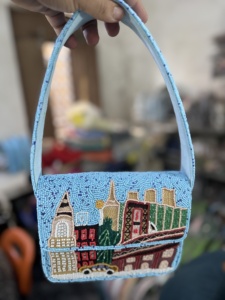 Indian Women's <b>Shoulder</b> Tote Designer <b>Bag</b> Handmade beaded <b>Shoulder</b> <b>bag</b> Messenger Evening Clutch <b>Bags</b> Zipper Evening Shopping <b>Bag</b> - Product Image 6