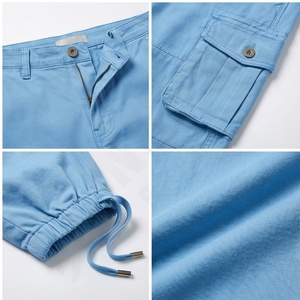 Débardeur ample vintage pour homme, léger, couleur unie, streetwear, multi-poches, pantalon cargo à jambes larges, hip hop, taille basse, automne - Product Image 4