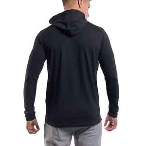 Sudadera con Capucha Cruzada Premium para Hombre, Elástica, Absorbente de Humedad, Personalizable, con Capucha Ajustable, para Deporte, Gimnasio y Fitness - Product Image 3