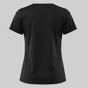 เสื้อยืดปิ๊กเกิลบอลสำหรับผู้หญิงแบบสั่งทำพิเศษ แห้งเร็ว ระบายอากาศได้ดี เหมาะสำหรับเล่นในร่ม ผลิตจากโพลีเอสเตอร์ รับผลิตแบบ OEM ODM - Product Image 2