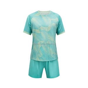 Maillots et shorts de football personnalisés imprimés par transfert thermique pour garçons et hommes – Tenues d'été pour équipes – Vente en gros disponible - Product Image 1