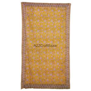 Wholesale Large 100% Cotton Digital Print Argyle Floral Scarf for Women-Skin-Friendly Breathable Daily Wear Summer Vacation <b>Wrap</b> - Product Image 2