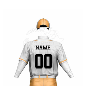 Uniforme de Béisbol Transpirable de Poliéster para Hombre, Diseño de Logotipo Personalizable, Conjuntos de Tallas Grandes para Prácticas de Equipo, Alta Calidad - Product Image 5