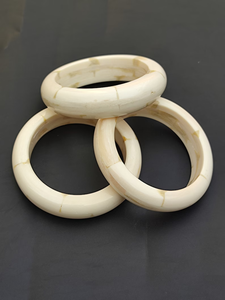 Handmade Bohemian Antique Natural Crafts Bone Beaded Bracelets Vintage <b>Bangle</b> by Perfect Enterprises - Product Image 6