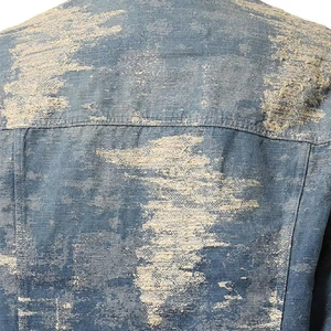 Factory Made New Fashion Print Cotton Jean <b>Jacket</b> Designed <b>Mens</b> <b>Denim</b> <b>Jacket</b> <b>Men</b> - Product Image 2