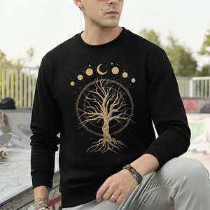 เสื้อฮู้ดผู้ชายผ้าฟลีซน้ำหนักเบา ระบายอากาศได้ดี สวมใส่สบาย เหมาะสำหรับฤดูหนาว เนื้อผ้านุ่ม ใส่สบาย ผสมผสานด้วยผ้าฝ้าย - Product Image 2
