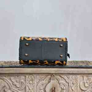 Bolso de Hombro de Cuero Genuino 100% con Estampado de Leopardo, Hecho a Mano, de Primera Calidad y Alta Gama para Mujer - Product Image 2