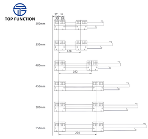 รางเลื่อนเหล็กบาง AODELI ADL-13 OEM 84 แบบปิดนุ่มนวล รับน้ำหนัก 31-50 กก. ความยาว 270-550 มม. ขนาดสั่งทำพิเศษสำหรับเฟอร์นิเจอร์ - Product Image 5