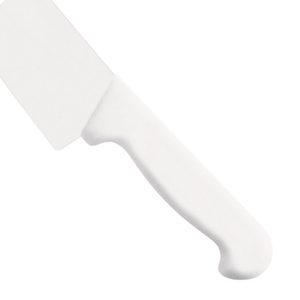 Couteaux de chef professionnels de 300 mm, manche ergonomique blanc avec longue lame en acier inoxydable pour la cuisine en restaurant, découpe de légumes - Product Image 4