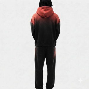 Vintage Heavyweight Sun Fade Printing Men Tracksuit Full Customized Heavyweight Sun Faded Tracksuit For <b>Boys</b> - Product Image 2
