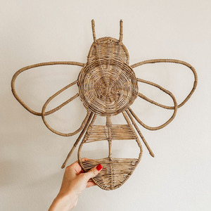Calcomanía de pared grande de ratán con diseño de animal para decorar paredes de habitaciones infantiles, arte ecológico para colgar en la pared. - Product Image 1