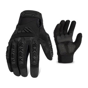 Guantes Deportivos de Seguridad Antivibración, Resistentes a Cortes, de Cuero de la Mejor Calidad, Resistentes, de Dedo Completo, Anti Impacto, para Trabajo - Product Image 1