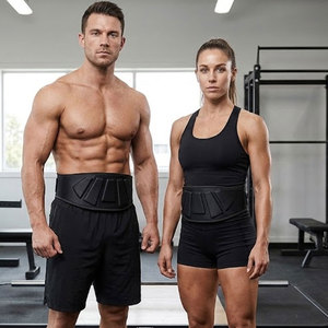 Ceinture de musculation professionnelle en néoprène rembourrée, robuste et réglable, pour l'haltérophilie - Product Image 2