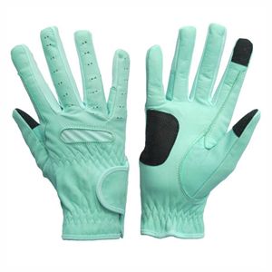 Gants d'équitation légers et à séchage rapide avec étiquetage privé, logo personnalisé, fabriqués en cuir véritable - Product Image 5