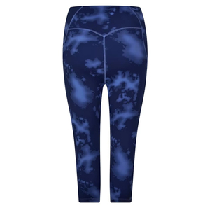 Capri <b>Legging</b> Made <b>With</b> Stretchable Fabric Comfortable Fit Breathable Construction Moisture Wicking Performance Elastic Women - Product Image 2