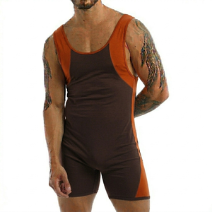 Custom Logo Heat Transfer Printing Unisex Wrestling Singlet Stretch Lightweight Durable Breathable Wholesale Rate Custom Design - Product Image 6