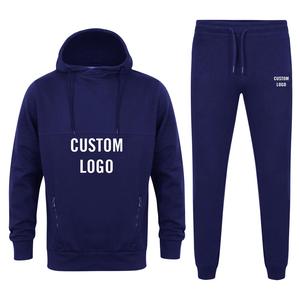Survêtement à capuche vert foncé pour homme, manches longues, fermeture éclair, poches latérales, coupe classique, vêtements de sport décontractés d'automne, logo personnalisé - Product Image 4