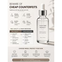 BOOSTER PRO K-Beauty OEM, étui en plastique pour soins de la peau coréen, hydratant, tête d'ours rose avec Centella Asiatica comme ingrédient principal