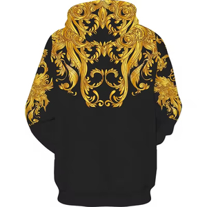 Survêtement d'hiver à capuche pour homme, sublimation, qualité supérieure, 100% coton, extensible dans quatre directions, logo/couleur personnalisés, grandes tailles, respectueux de l'environnement - Product Image 4