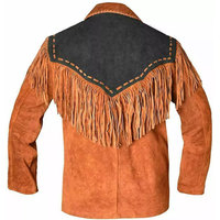 2025 OEM mode hommes Fringe vestes nouveau Design élégant vestes 100% haute qualité prix de gros en cuir hiver Fringe vestes