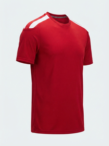 Maillot de football orange à manches courtes, col rond, anti-transpiration, unisexe, adulte, coupe classique, 100 % polyester, couleur unie - Product Image 6