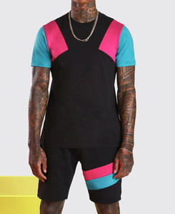 เสื้อยืดคู่โอเวอร์ไซส์ผ้าฝ้ายฝรั่งเศสหนา 300gsm แขนสั้น พร้อมกางเกงขาสั้น ชุดเซ็ตสำหรับผู้หญิงและผู้ชาย - Product Image 3