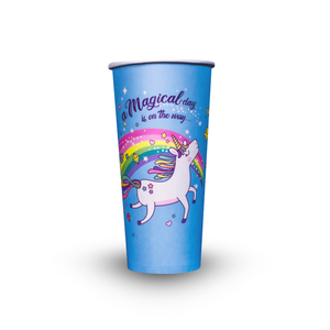 Vente en gros de gobelets en papier jetables recyclables de qualité alimentaire à paroi unique revêtement PE impression de logo personnalisé pour le thé au lait tailles 8oz-22oz - Product Image 4