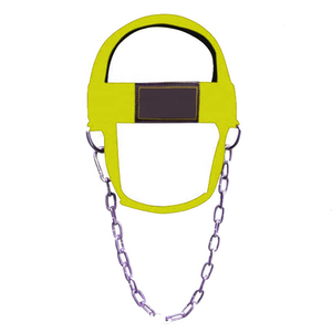 Neoprene Breathable Head Harness OEM Design Heavy Duty Gym Training Weightlifting Nylon Steel Chain Customizable Fitness - Product Image 5