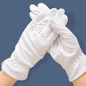Gants de manipulation de bijoux en peau de mouton, personnalisés et brodés sur mesure, de qualité supérieure, respirants, compatibles écran tactile, pour salle blanche et anti-poussière - Product Image 1