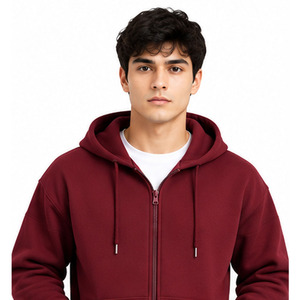 Zipper Hoodie for Men Custom Full <b>Zip</b> <b>Hooded</b> Sweatshirt Active Stylish Casual Sportswear OEM ODM Manufacturer Wholesale Supplier - Product Image 4