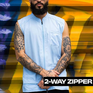 Chaleco Transpirable para Cortar y Peinar el Cabello, Chaleco de Barbero para Salón de Belleza, Última Moda en Uso - Product Image 5