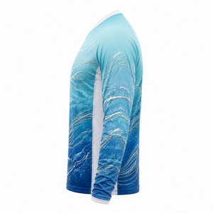 Camisa de Pesca Personalizada de Manga Larga para Hombre, Protección Solar UPF, Jersey Sublimado para Pescadores, Ropa Deportiva de Secado Rápido - Product Image 3