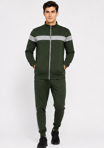 Chándales Deportivos de Invierno Personalizados de Alta Calidad, Transpirables y Ligeros, de Dos Piezas, para Hombre y Mujer, para Correr, Trotar, de Poliéster/Algodón - Product Image 4