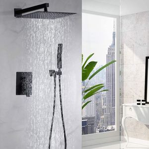 Set Combo doccia a pioggia da 12 pollici con doccia a mano per accessori bagno di qualità per doccia - Product Image 2