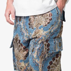 Pantalon cargo décontracté pour homme tendance - Toile délavée foncée, taille élastique, séchage rapide et respirant pour un usage quotidien - Product Image 2