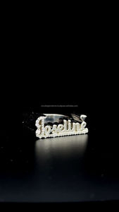 <b>Custom</b> 3d Name <b>Ring</b> Finger <b>Ring</b> Personalized <b>Ring</b> 925 Silver Jewelry Gift Hip-hop Rock Exaggerated Punk for Men Unisex Hiphop - Product Image 4