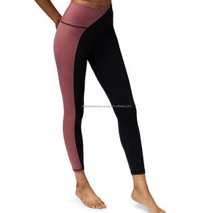 Leggings de yoga pour femmes, décontractés, respirants, taille haute, unis, élastiques, longueur genou, de haute qualité et confortables - Product Image 2