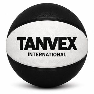 Ballon de basketball TANVEX International, taille personnalisée, revêtement PVC, chambre à air en caoutchouc naturel, durable, écologique, 600-650g, modèle TI-BB-0005 - Product Image 6