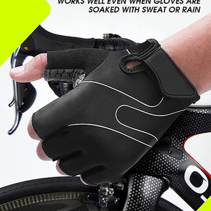 Gants de sport avec support pour le poignet pour femmes, pour le cyclisme, la gym, l'entraînement, le camping en plein air, le cyclisme, gants demi-doigts - Product Image 3