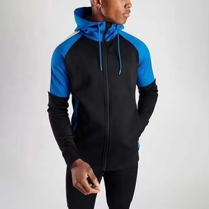 ชุดวอร์มแบบซับลิเมชั่นออกแบบเองได้ ขายดี เสื้อแจ็คเก็ตและกางเกงวอร์มผู้ชายทรงลำลอง ผ้าโพลีเอสเตอร์หนานุ่ม ซิปเต็มตัว ทรงปกติ - Product Image 4