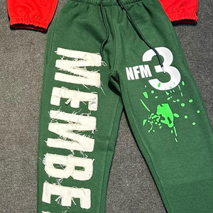 Pantalones Casuales de Hombre, Corte Slim Fit, con Parches, Estilo Desgastado, Antiarrugas, de Secado Rápido, Último Diseño, Rectos, en Venta - Product Image 5