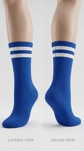 Comfortable Sports <b>Training</b> <b>Socks</b> For Men Women Polyester Spandex Blend Soft Stretch Breathable Daily Use Hosiery - Product Image 3