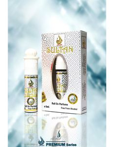 AL MAS Sultan Perfume Premium en Roll-On de 6 ml |   Aceite de Perfume Unisex de Larga Duración |   Fragancia Árabe de Lujo Sin Alcohol - Product Image 1
