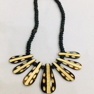 Collar de resina, collar colorido, collar con diseño impreso, collar de arte en resina, collar de joyería hecho a mano, Time 2 Decor - Product Image 5